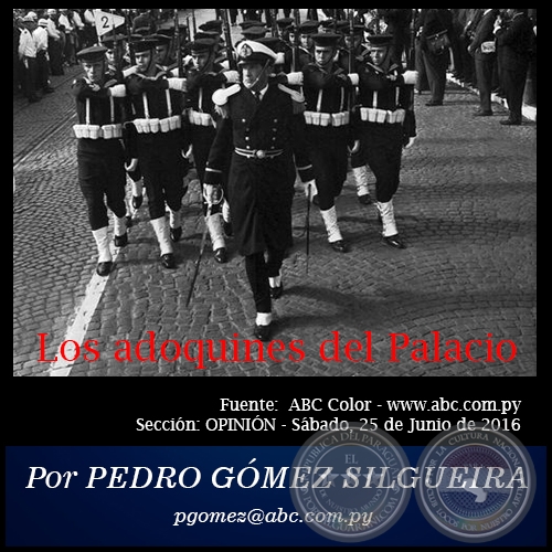 Los adoquines del Palacio - Por PEDRO GÓMEZ SILGUEIRA - Domingo, 14 de Agosto de 2016 